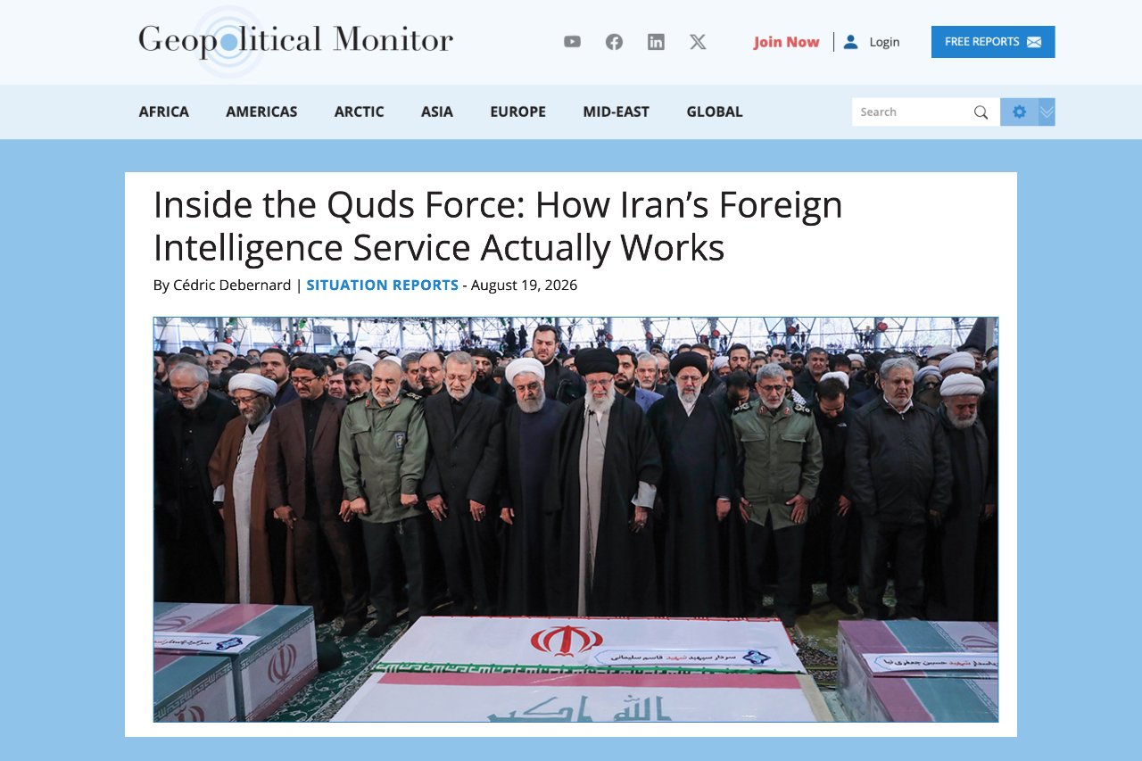 Cédric Debernard Inside Iran Quds Force
